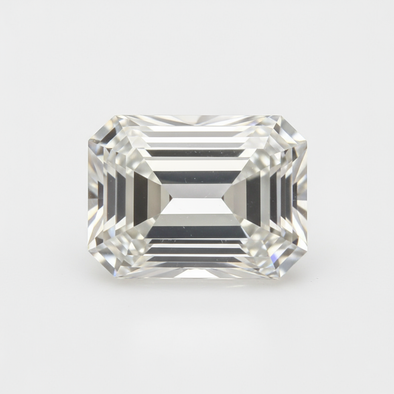 Lab Grown Diamond 1PC Tiny 5x7 MM Emerald Faceted White Luster Man Made Loose Gemstones Secundaire afbeelding