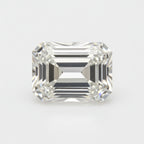 Lab Grown Diamond 1PC Tiny 5x7 MM Emerald Faceted White Luster Man Made Loose Gemstones