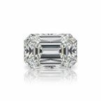 Lab Grown Diamond 1PC Small 6x9 MM Emerald Faceted White Shine Man Made Loose Gems