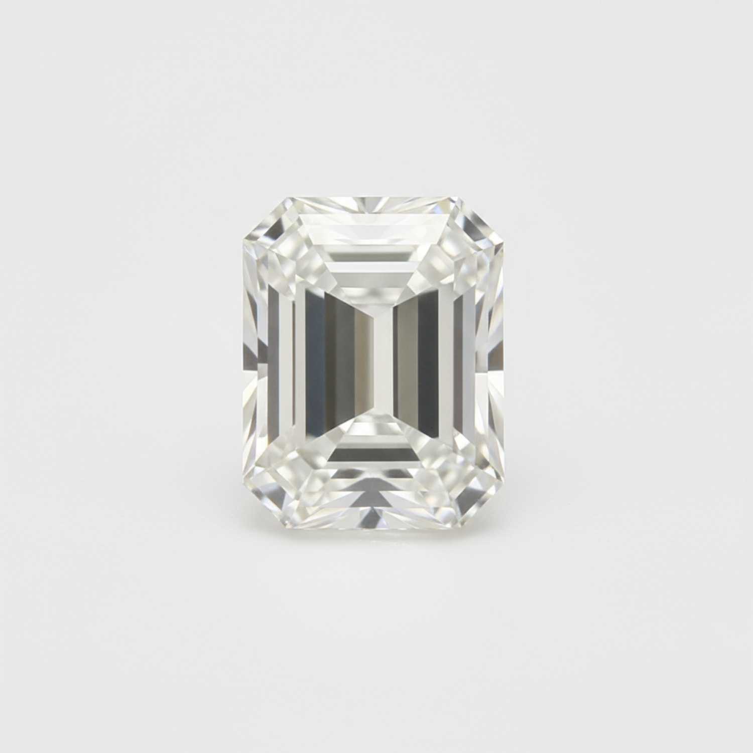 Lab Grown Diamond 1PC Small 6x9 MM Emerald Faceted White Shine Man Made Loose Gems Imagen secundaria del producto