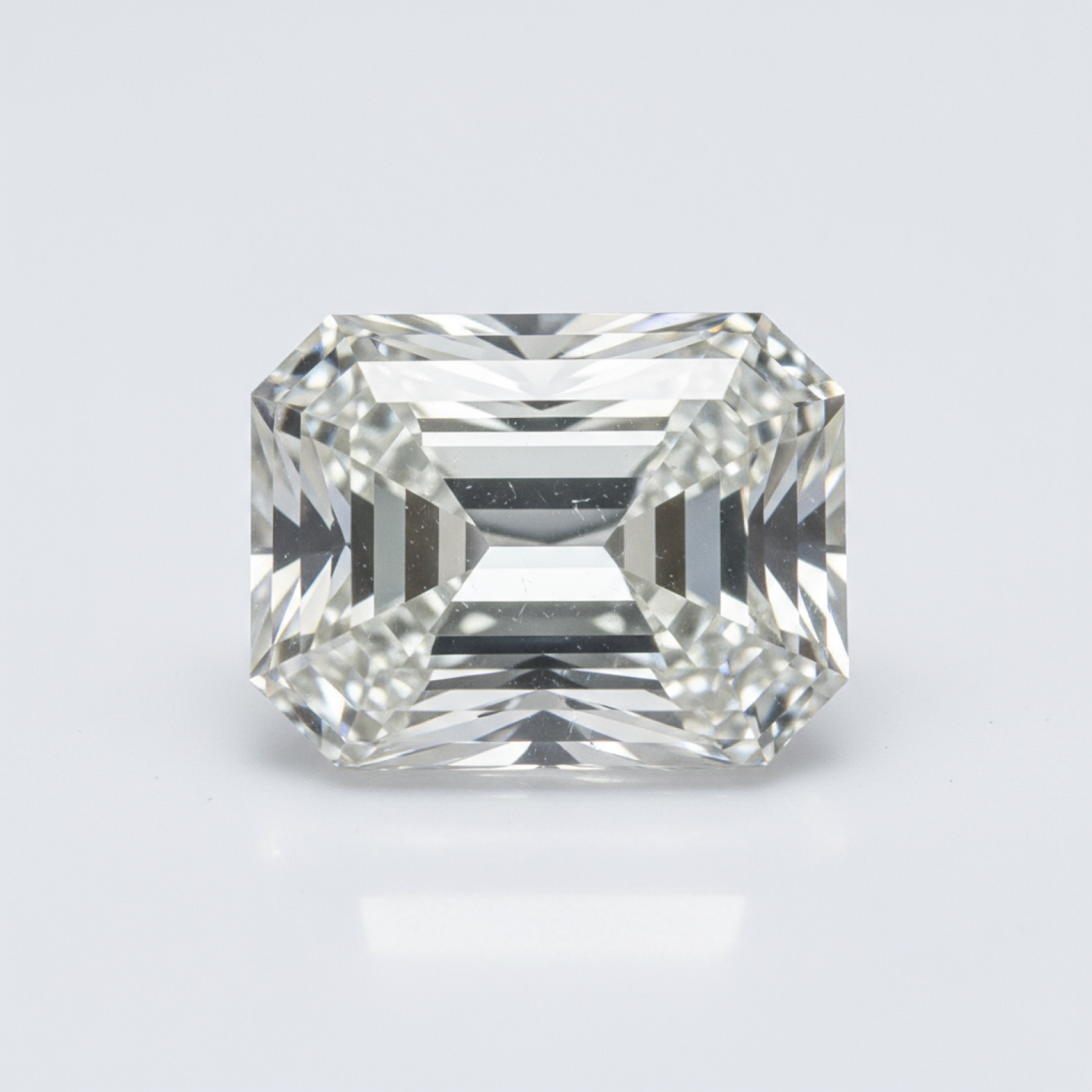 Lab Grown Diamond 1PC Medium 7x10 MM Emerald Faceted White High-Quality Man Made Loose Gemstones Immagine secondaria del prodotto