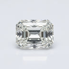 Lab Grown Diamond 1PC Medium 7x10 MM Emerald Faceted White High-Quality Man Made Loose Gemstones