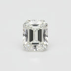 Lab Grown Diamond 1PC Medium 8x10 MM Emerald Faceted White Natural Man Made Gems
