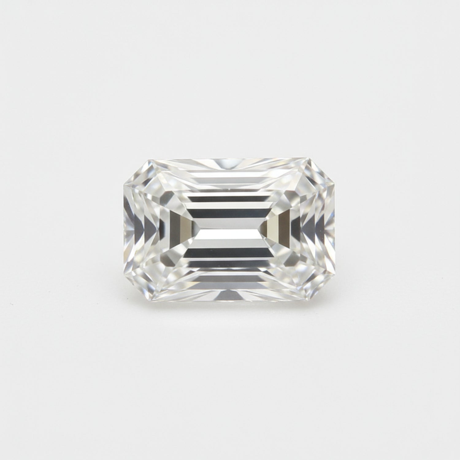 Lab Grown Diamond 1PC Large 9x11 MM Emerald Faceted White Genuine Man Made Loose Gems