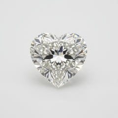 Lab Grown Diamond 1PC Chunky 13x13 MM Heart Faceted White Natural Man Made Gems