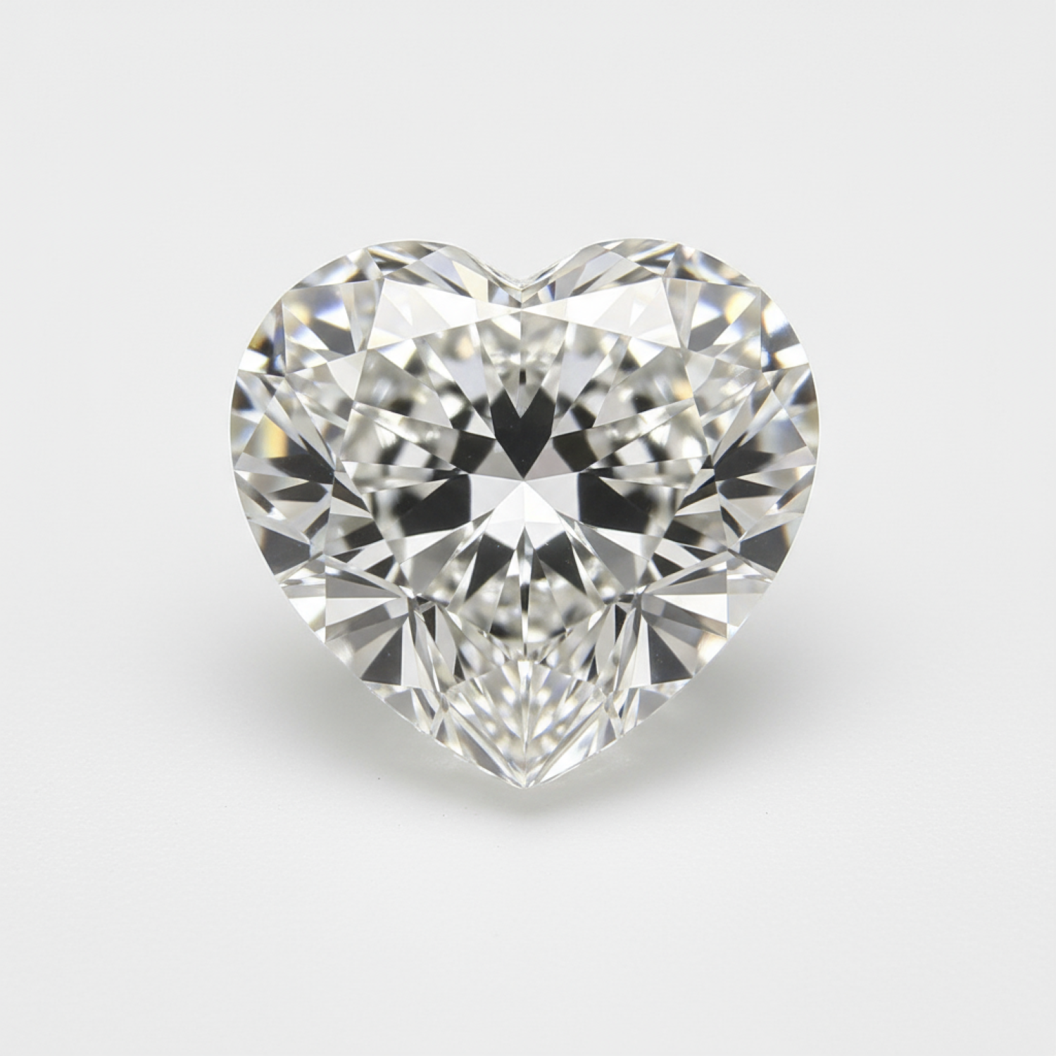 Lab Grown Diamond 1PC Chunky 15x15 MM Heart Faceted White Superior Man Made Loose Gemstone Imagen secundaria del producto