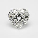 Lab Grown Diamond 1PC Chunky 16x16 MM Heart Faceted White Pure Man Made Loose Gemstones