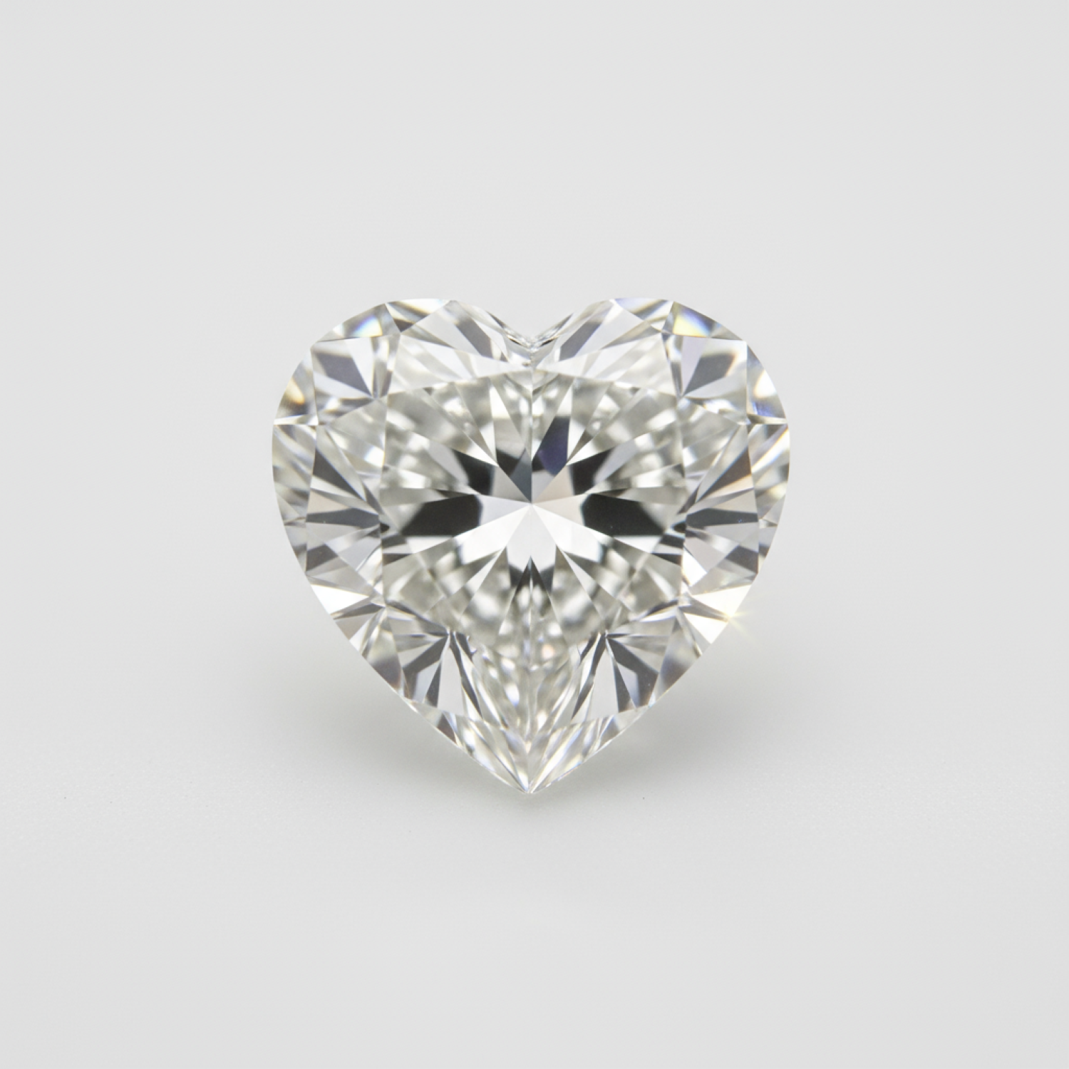 ラボグロウンダイヤモンド 10ピース 小粒 3x3mm ハート型 ファセットカット ホワイト ファイアリー 人工ルースジェムストーン サブ画像