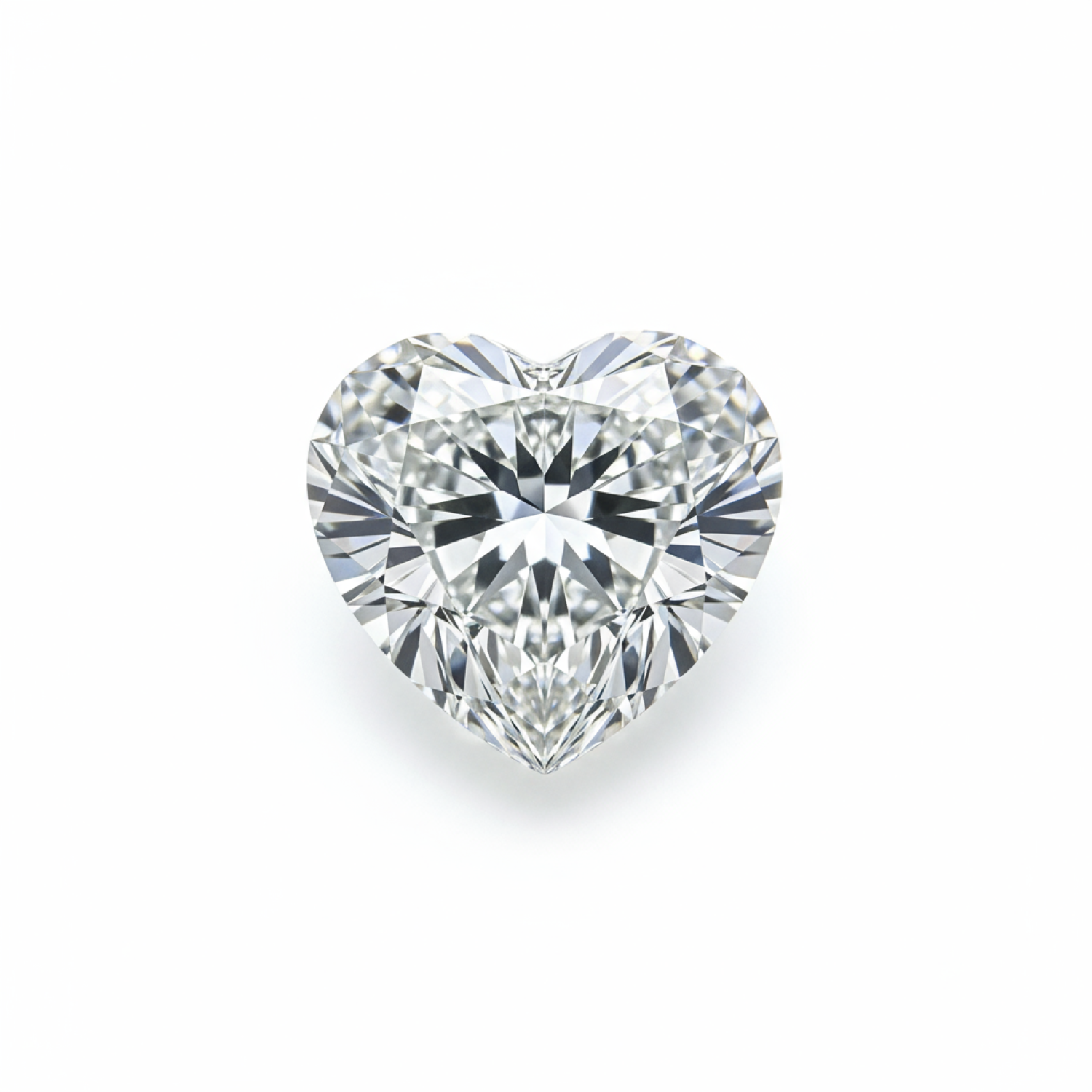 Im Labor gezüchteter Diamant, 10 Stück, winzige 4 x 4 mm, herzförmig, facettiert, weiß, brillant, von Menschenhand gefertigte lose Edelsteine メイン画像