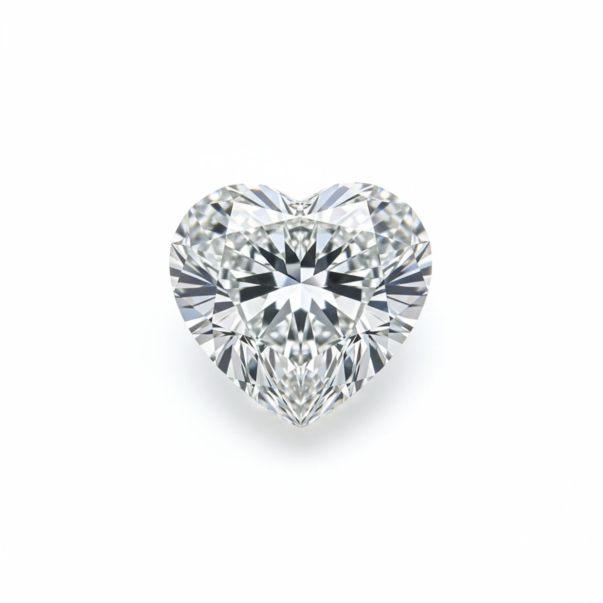 Lab Grown Diamond 10PC Tiny 4x4 MM Heart Faceted White Brilliant Man Made Loose Gemstones