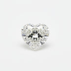 Lab Grown Diamond 1PC Tiny 5x5 MM Heart Faceted White Sparkling Man Made Gems