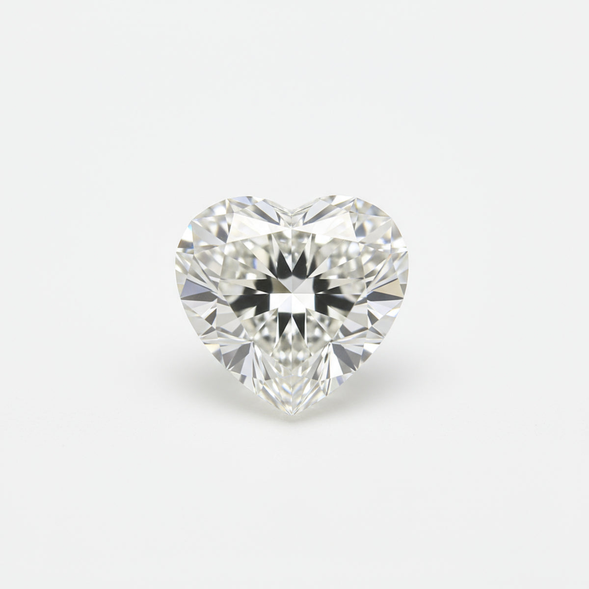 Lab Grown Diamond 1PC Tiny 5x5 MM Heart Faceted White Sparkling Man Made Gems