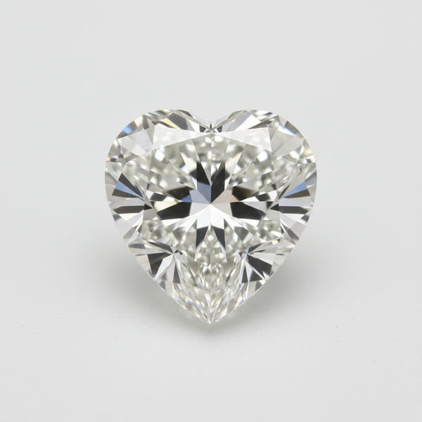 Lab Grown Diamond 1PC Tiny 5x5 MM Heart Faceted White Sparkling Man Made Gems