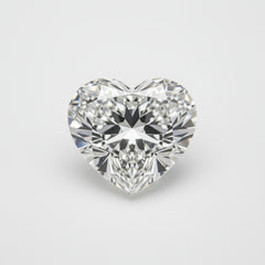 Lab Grown Diamond 1PC Tiny 6x6 MM Heart Faceted White Polished Man Made Loose Gems