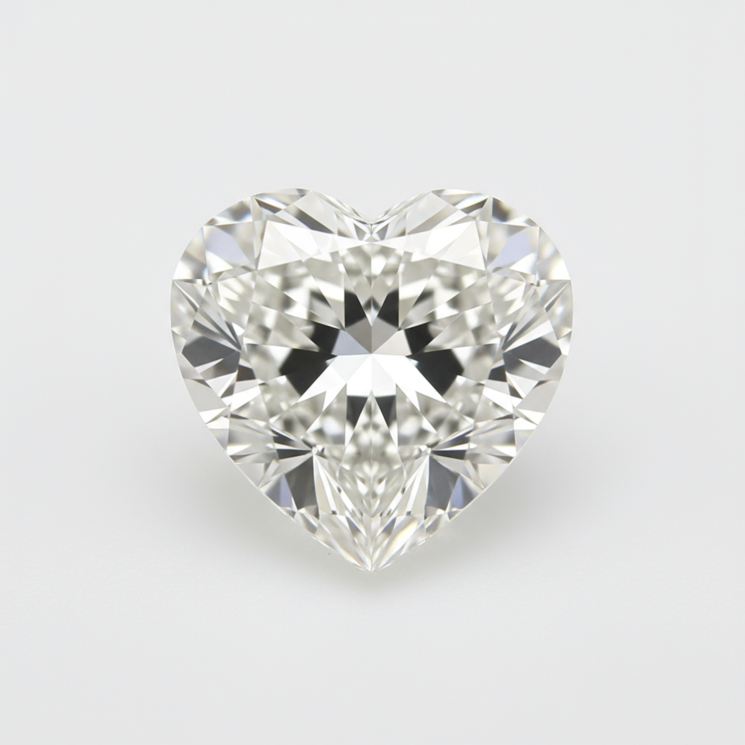 Lab Grown Diamond 1PC Small 8x8 MM Heart Faceted White Luster Man Made Loose Gemstones Imagen secundaria del producto