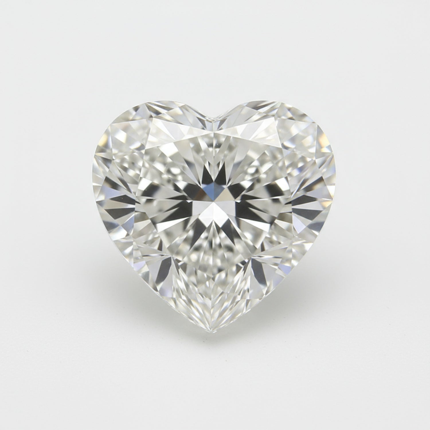 Lab Grown Diamond 1PC Medium 9x9 MM Heart Faceted White Lustrous Man Made Gems