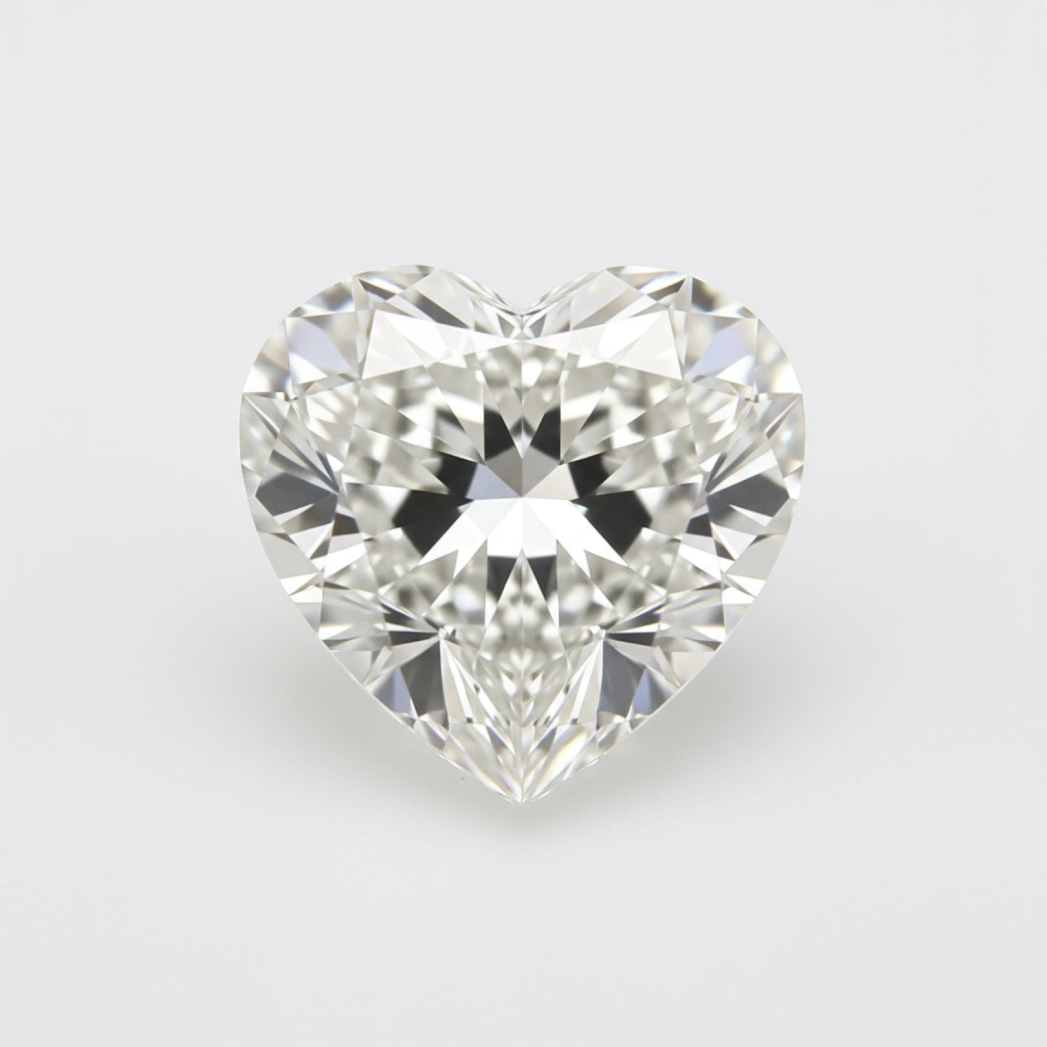 Lab Grown Diamond 1PC Medium 9x9 MM Heart Faceted White Lustrous Man Made Gems