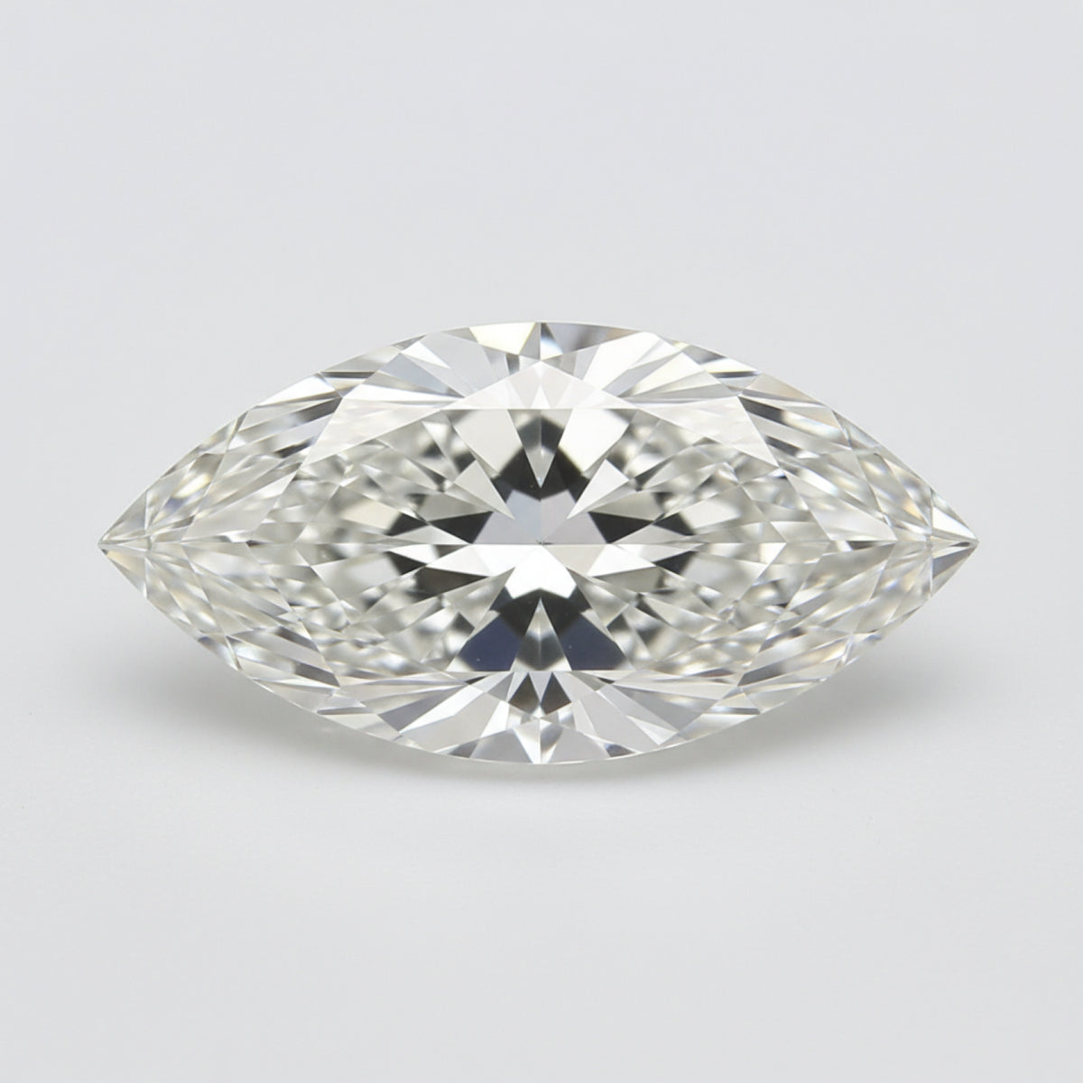 Lab Grown Diamond 1PC Chunky 10x20 MM Marquise Faceted White Polished Man Made Loose Gems