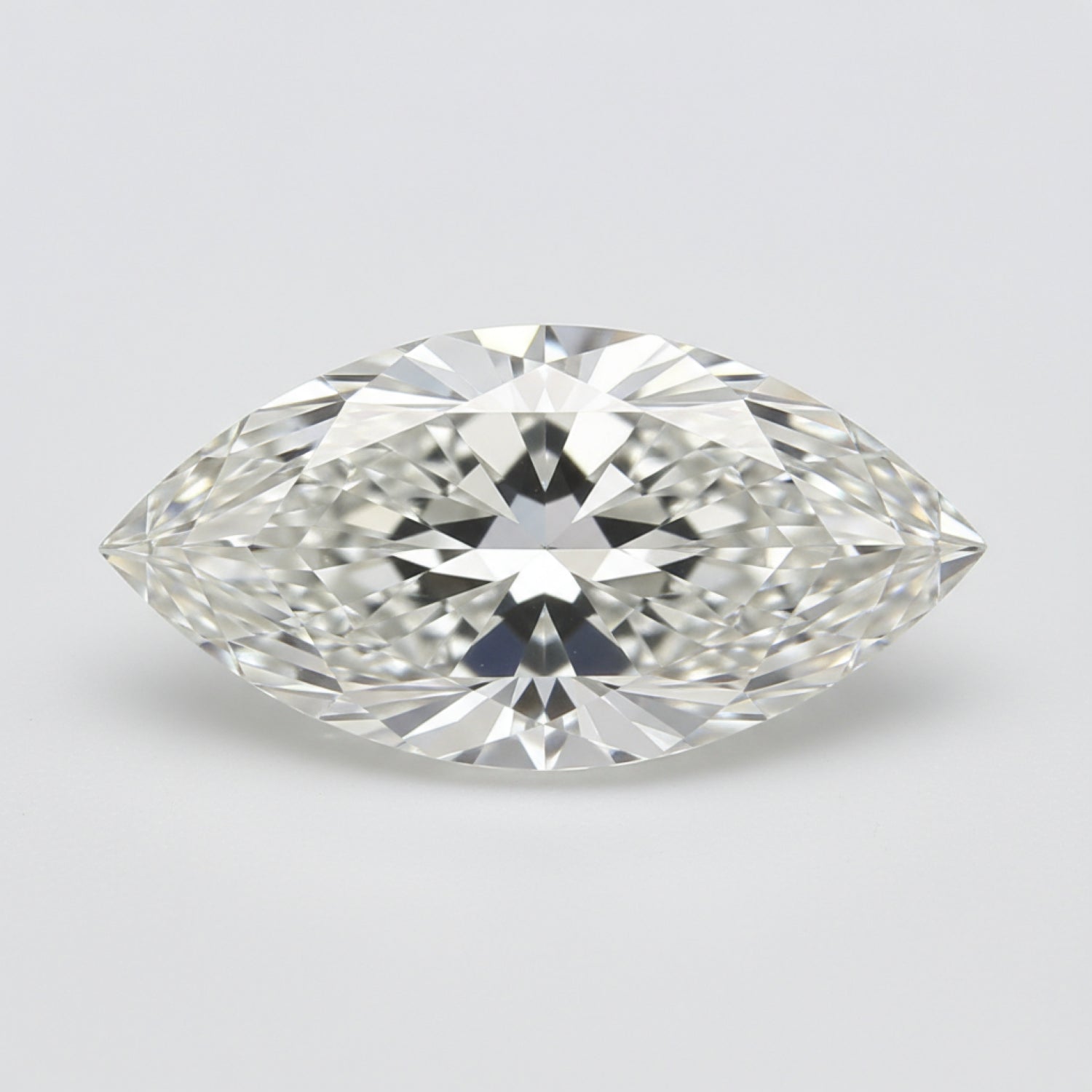 Lab Grown Diamond 10PC Tiny 2x4 MM Marquise Faceted White High-Quality Man Made Loose Gems