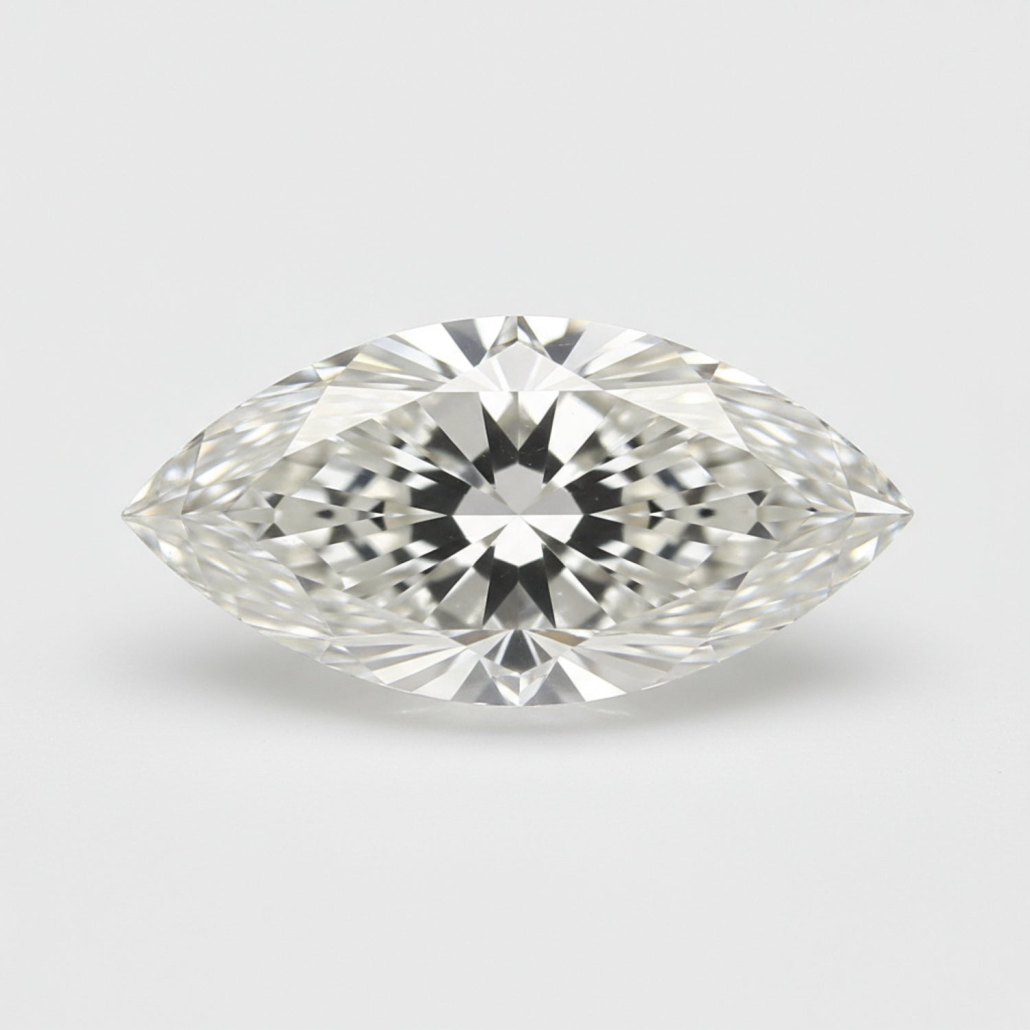 Lab Grown Diamond 1PC Tiny 3x6 MM Marquise Faceted White Genuine Man Made Loose Gemstones