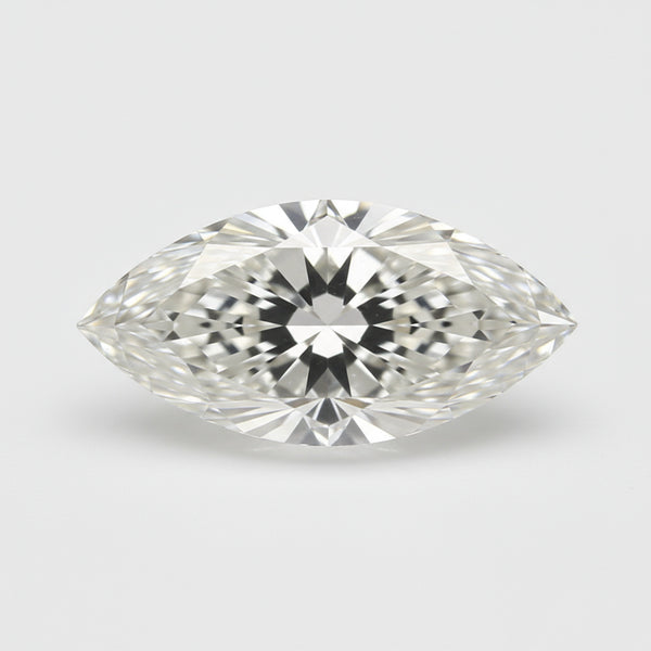 Lab Grown Diamond 1PC Tiny 3x6 MM Marquise Faceted White Genuine Man Made Loose Gemstones
