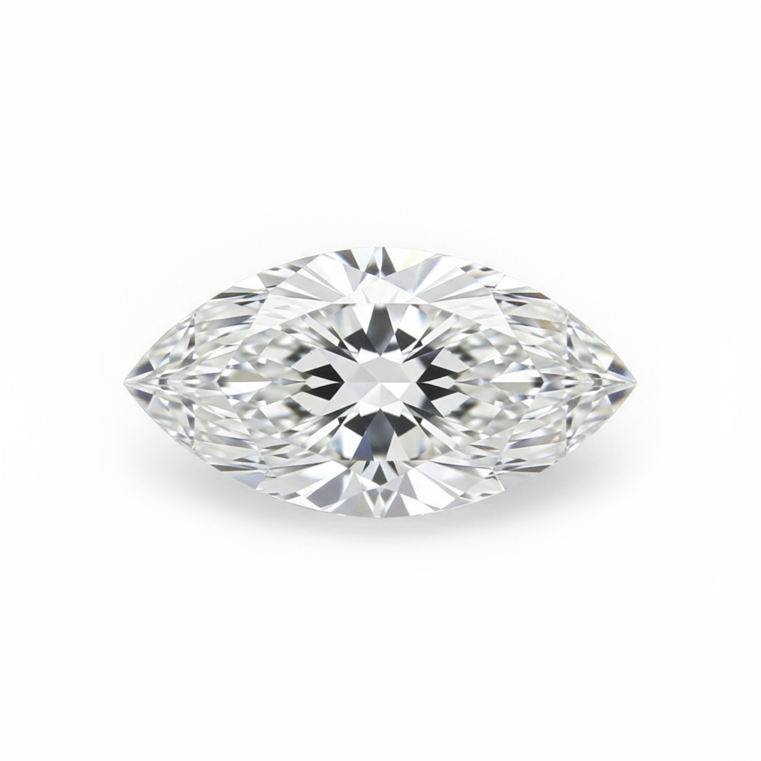 Lab Grown Diamond 1PC Small 6x12 MM Marquise Faceted White Fiery Man Made Loose Gemstone Imagen secundaria del producto