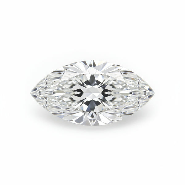 Lab Grown Diamond 1PC Medium 7x14 MM Marquise Faceted White Brilliant Man Made Loose Gemstones