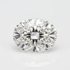 Lab Grown Diamond 1PC Chunky 15x20 MM Oval Faceted White Genuine Man Made Loose Gemstones