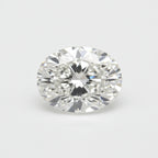 Lab Grown Diamond 1PC Small 6x8 MM Oval Faceted White Fiery Man Made Gems