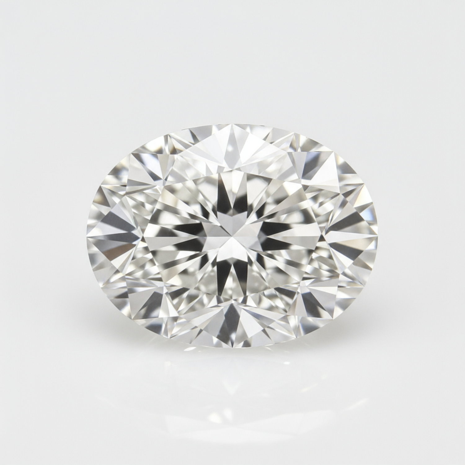 Lab Grown Diamond 1PC Medium 7x10 MM Oval Faceted White Polished Man Made Loose Gemstones Immagine principale del prodotto