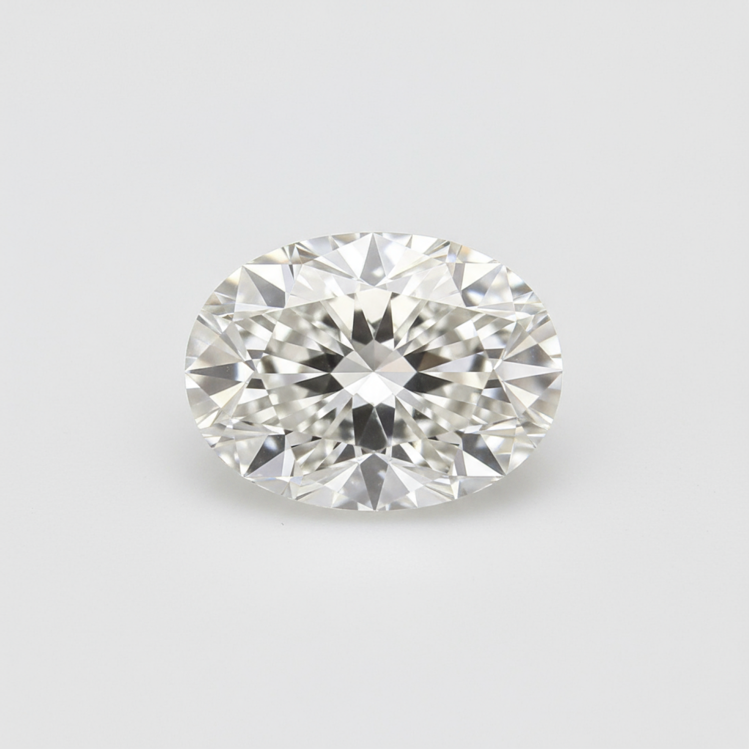 Lab Grown Diamond 1PC Medium 7x10 MM Oval Faceted White Polished Man Made Loose Gemstones Immagine secondaria del prodotto