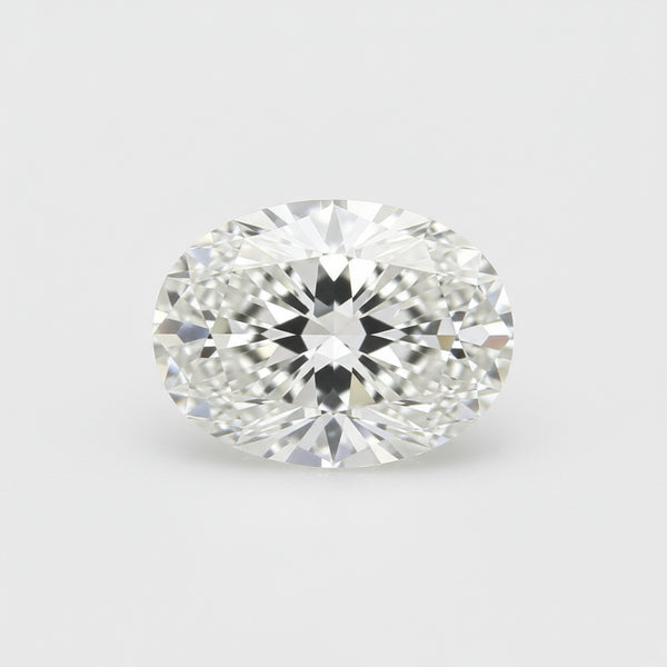 Lab Grown Diamond 1PC Small 7x9 MM Oval Faceted White Sparkling Man Made Loose Gemstone