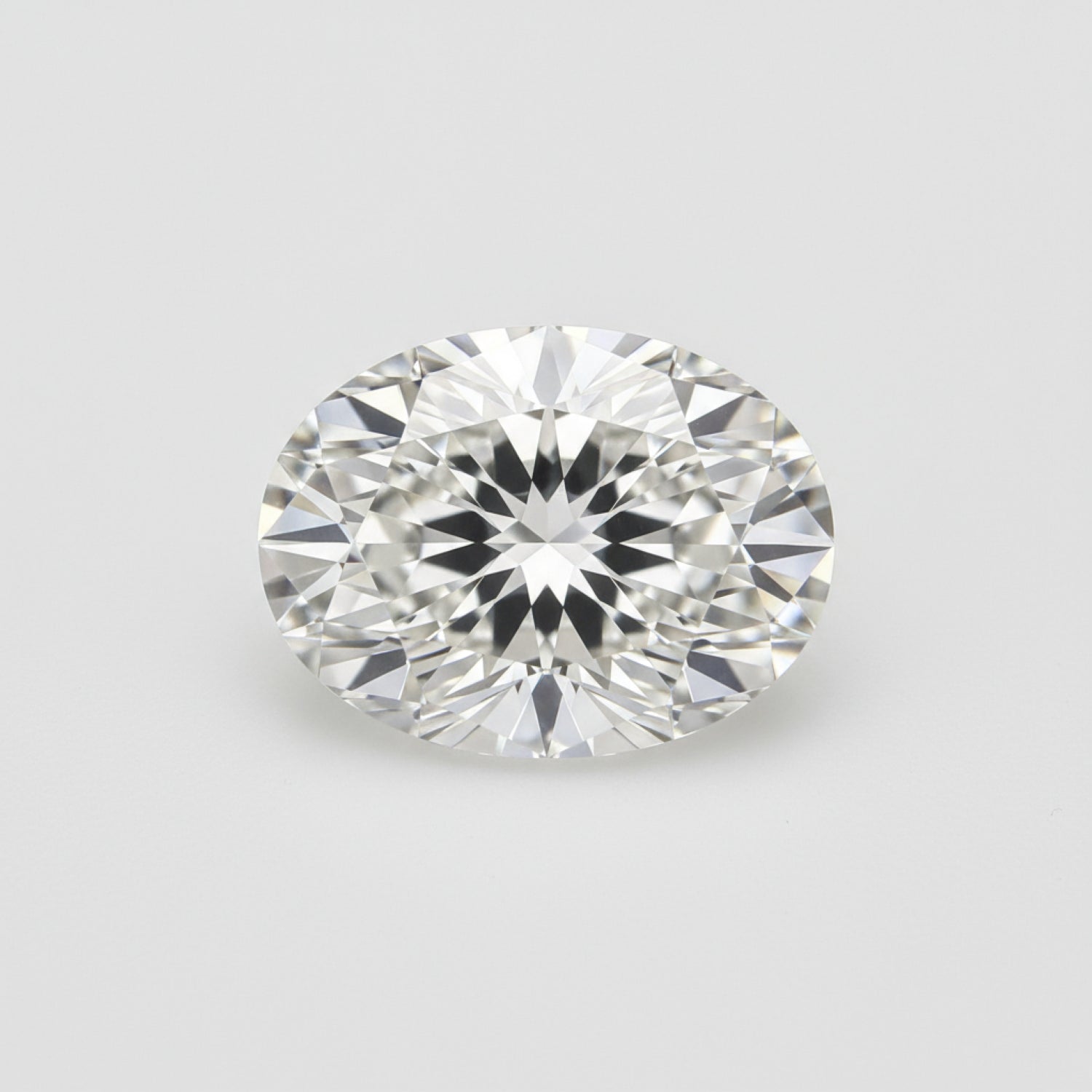 Lab Grown Diamond 1PC Large 9x11 MM Oval Faceted White Luster Man Made Loose Gems