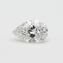 Lab Grown Diamond 1PC Tiny 4x6 MM Pear Faceted White Fine Man Made Gems