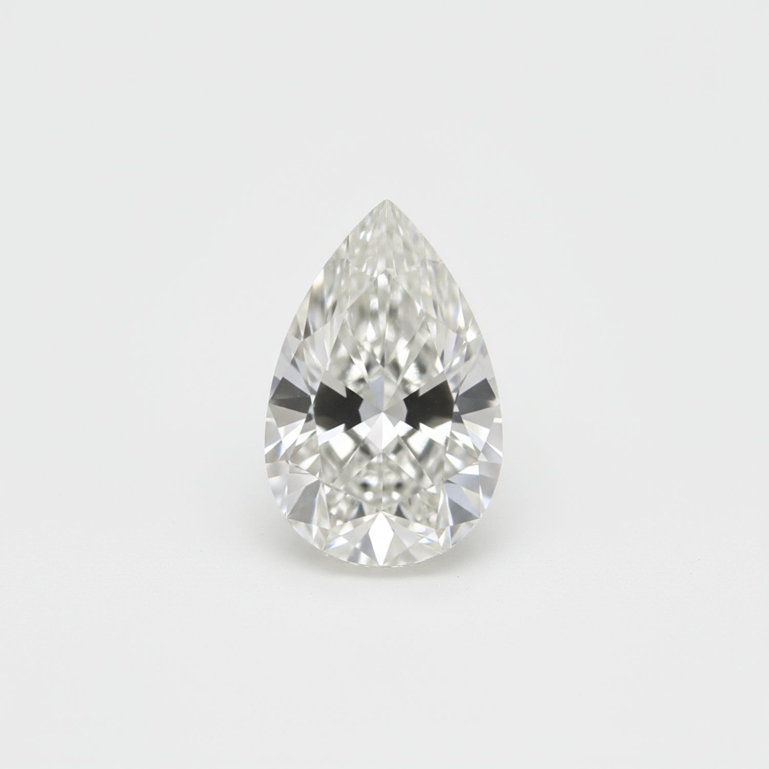 Lab Grown Diamond 1PC Tiny 5x7 MM Pear Faceted White High-Quality Man Made Loose Gems