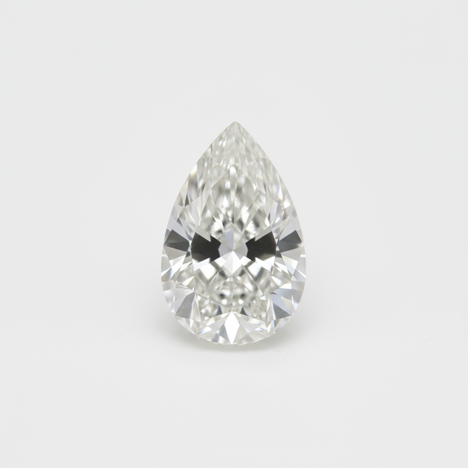 Lab Grown Diamond 1PC Tiny 5x7 MM Pear Faceted White High-Quality Man Made Loose Gems Imagen principal del producto