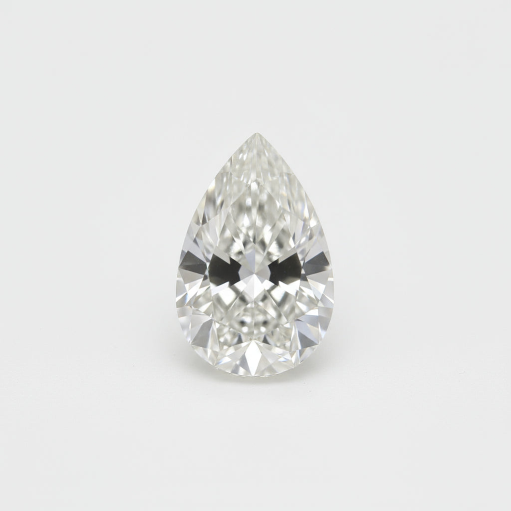 Lab Grown Diamond 1PC Tiny 5x7 MM Pear Faceted White High-Quality Man Made Loose Gems