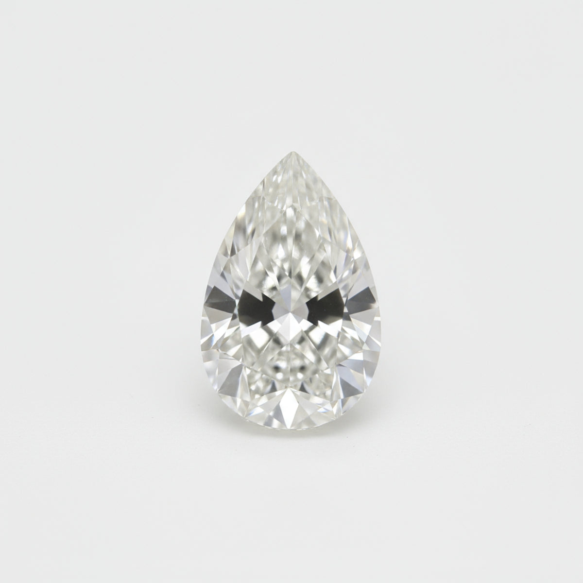 Lab Grown Diamond 1PC Tiny 5x7 MM Pear Faceted White High-Quality Man Made Loose Gems