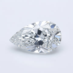 Lab Grown Diamond 1PC Tiny 5x7 MM Pear Faceted White High-Quality Man Made Loose Gems