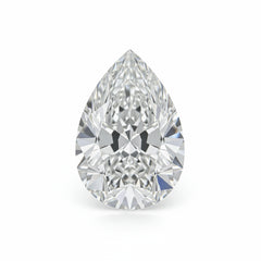 Lab Grown Diamond 1PC Medium 7x10 MM Pear Faceted White Pure Man Made Loose Gems