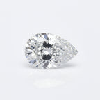 Lab Grown Diamond 1PC Medium 7x10 MM Pear Faceted White Pure Man Made Loose Gems