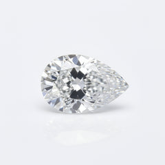 Lab Grown Diamond 1PC Medium 7x10 MM Pear Faceted White Pure Man Made Loose Gems