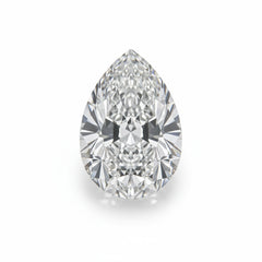 Lab Grown Diamond 1PC Large 8x12 MM Pear Faceted White Sparkling Man Made Gems