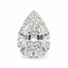 Lab Grown Diamond 1PC Large 9x11 MM Pear Faceted White Brilliant Man Made Loose Gemstones