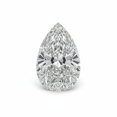 Lab Grown Diamond 1PC Large 9x11 MM Pear Faceted White Brilliant Man Made Loose Gemstones