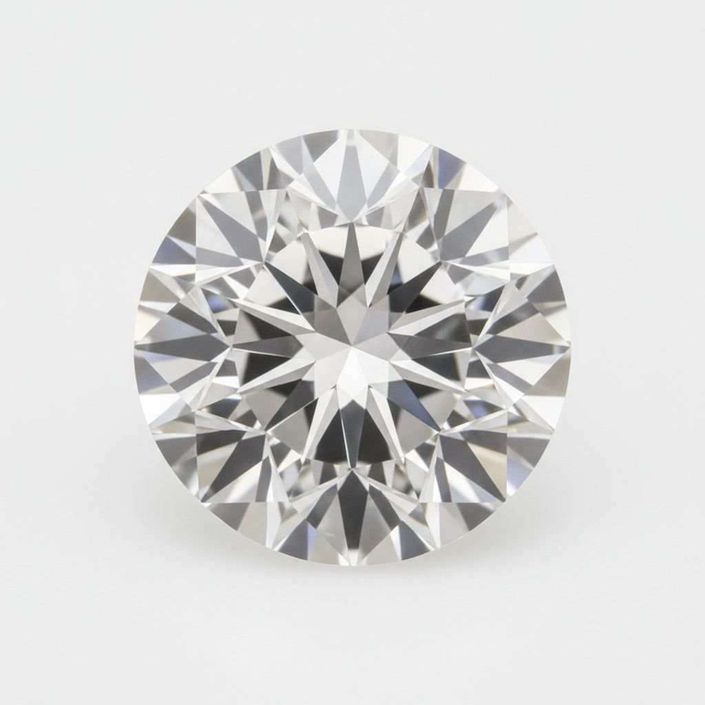Lab Grown Diamond 1PC Large 10x10 MM Round Faceted White Shine Man Made Loose Gems