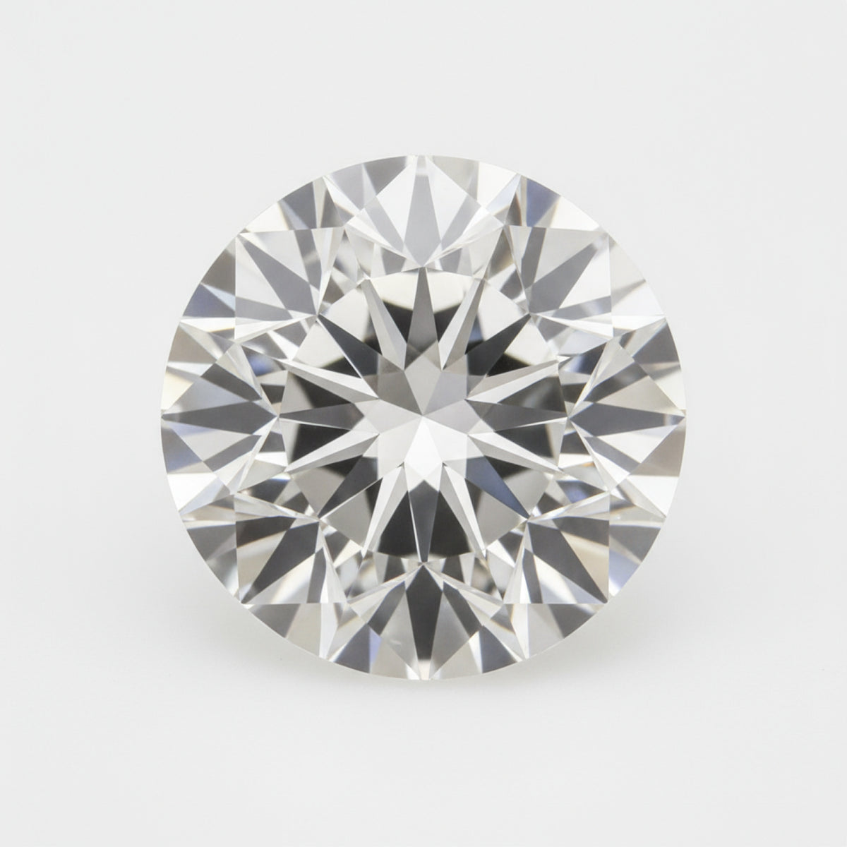 Lab Grown Diamond 1PC Large 10x10 MM Round Faceted White Shine Man Made Loose Gems