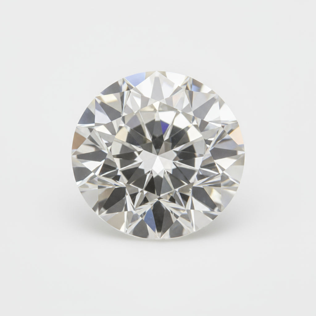 Lab Grown Diamond 1PC Large 10x10 MM Round Faceted White Shine Man Made Loose Gems