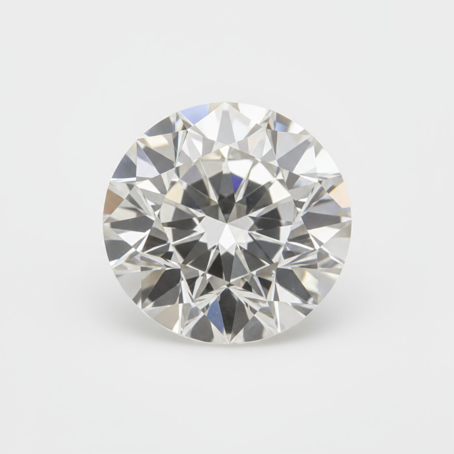 Lab Grown Diamond 1PC Large 10x10 MM Round Faceted White Shine Man Made Loose Gems