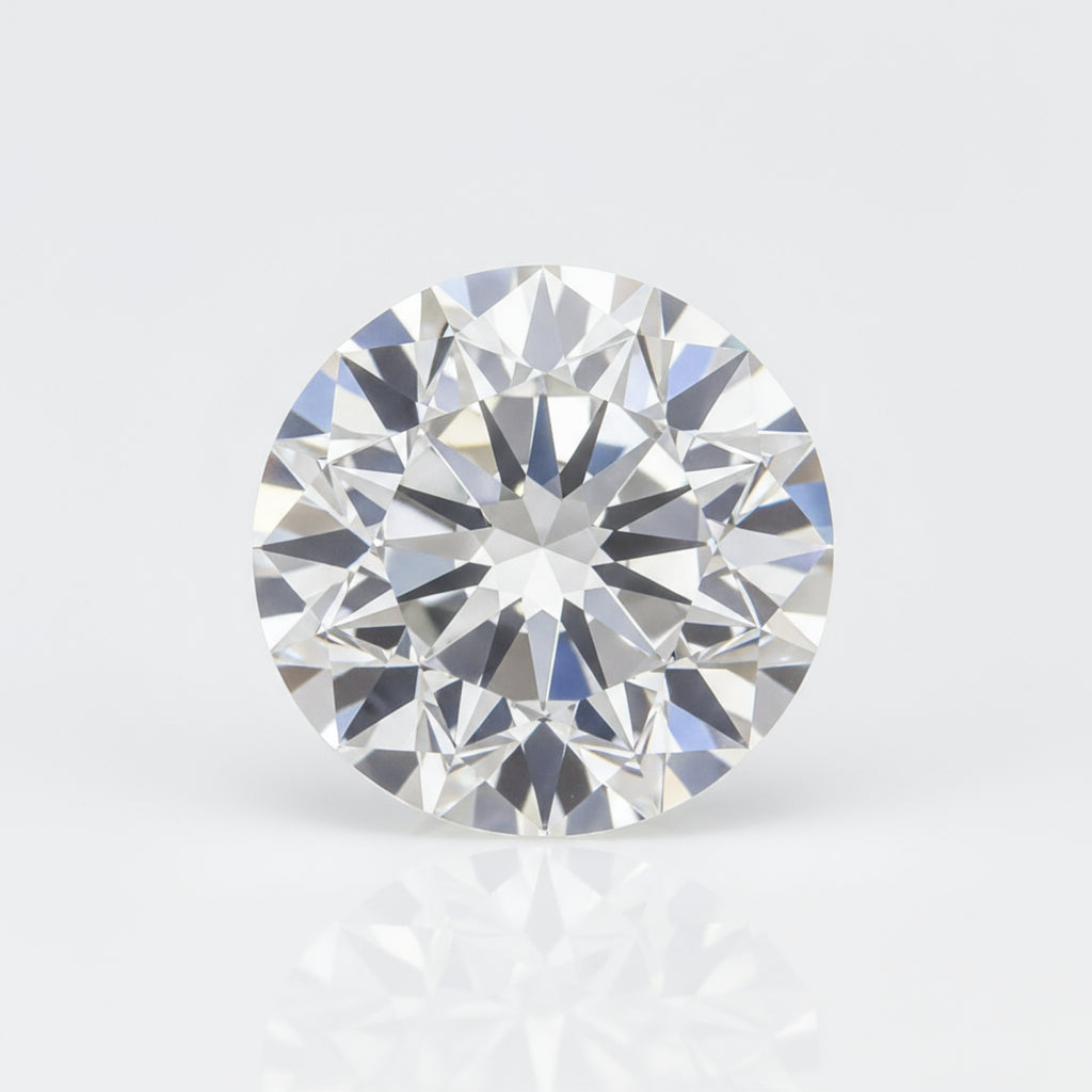 Lab Grown Diamond 1PC Chunky 13x13 MM Round Faceted White Natural Man Made Gems